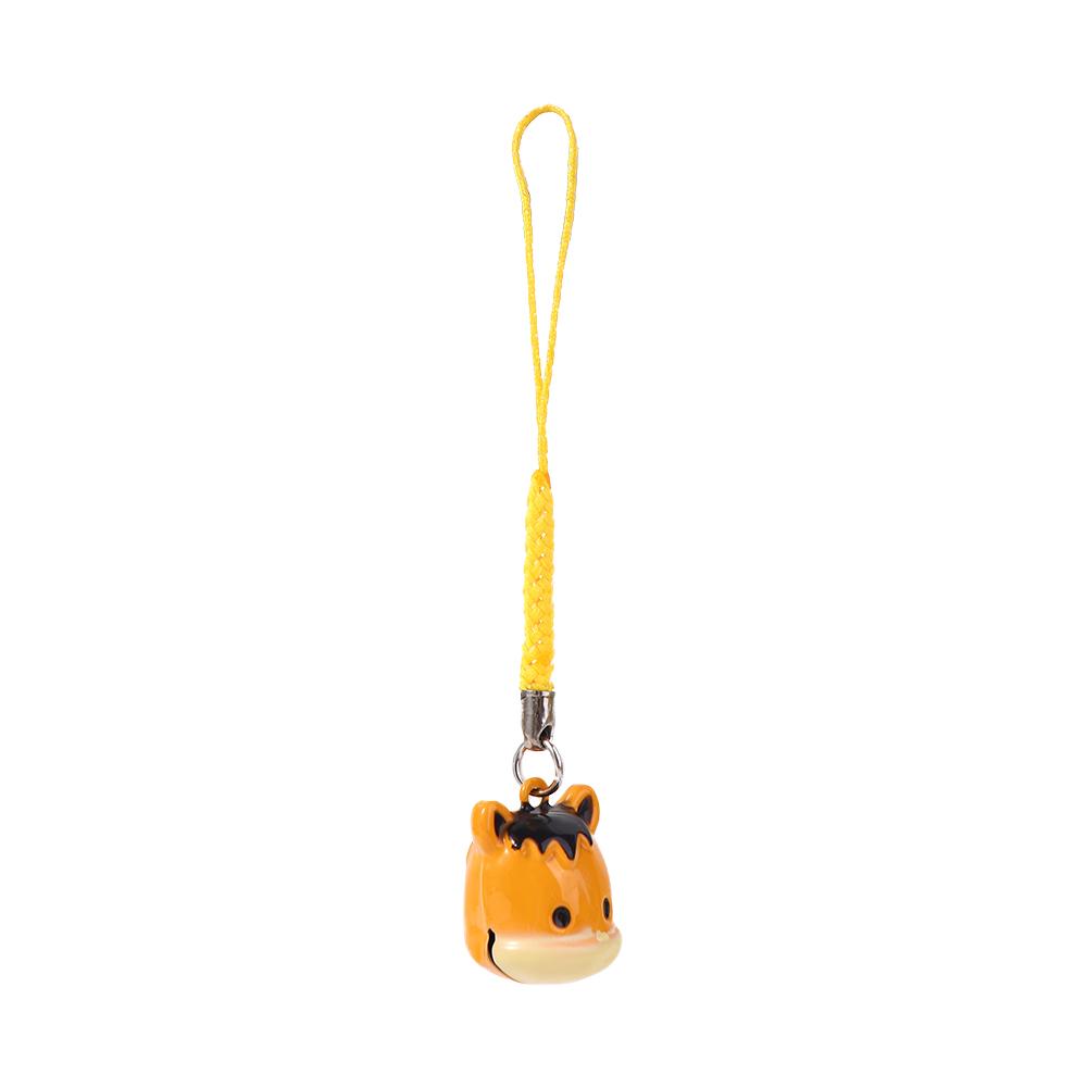 Chinese Zodiac Bell Mobile Phone Keychain Handmade Diy Bracelet Animal Series Cartoon Phone Strap Pet Mobile Phone Bell Lanyard