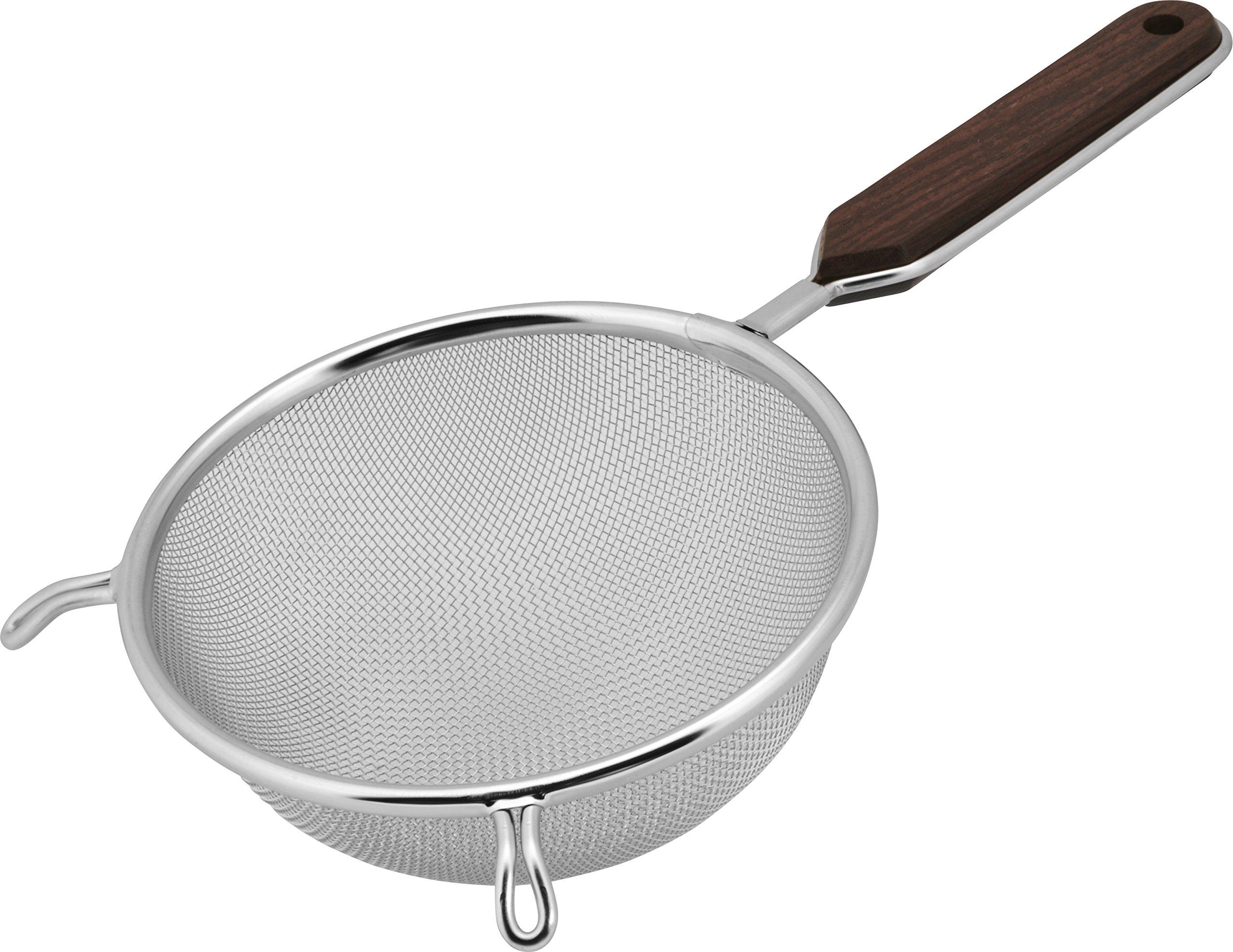 

Littlewood Diana Wooden Handle Strainer, Single, 16cm, Made in Japan