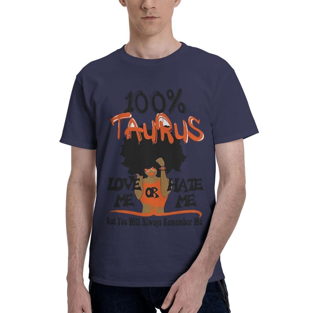 Taurus Zodiac Print 100 Cotton Casual Breathable Confortable Totoro Mens TShirts Funny Gift