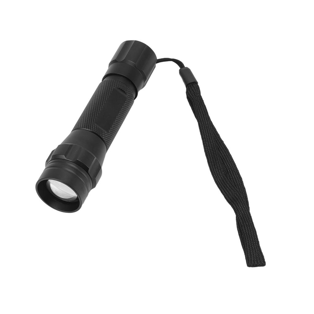 Green Light LED Flashlight Zoomable Portable Single Mode Green Hunting Light Flashlight for