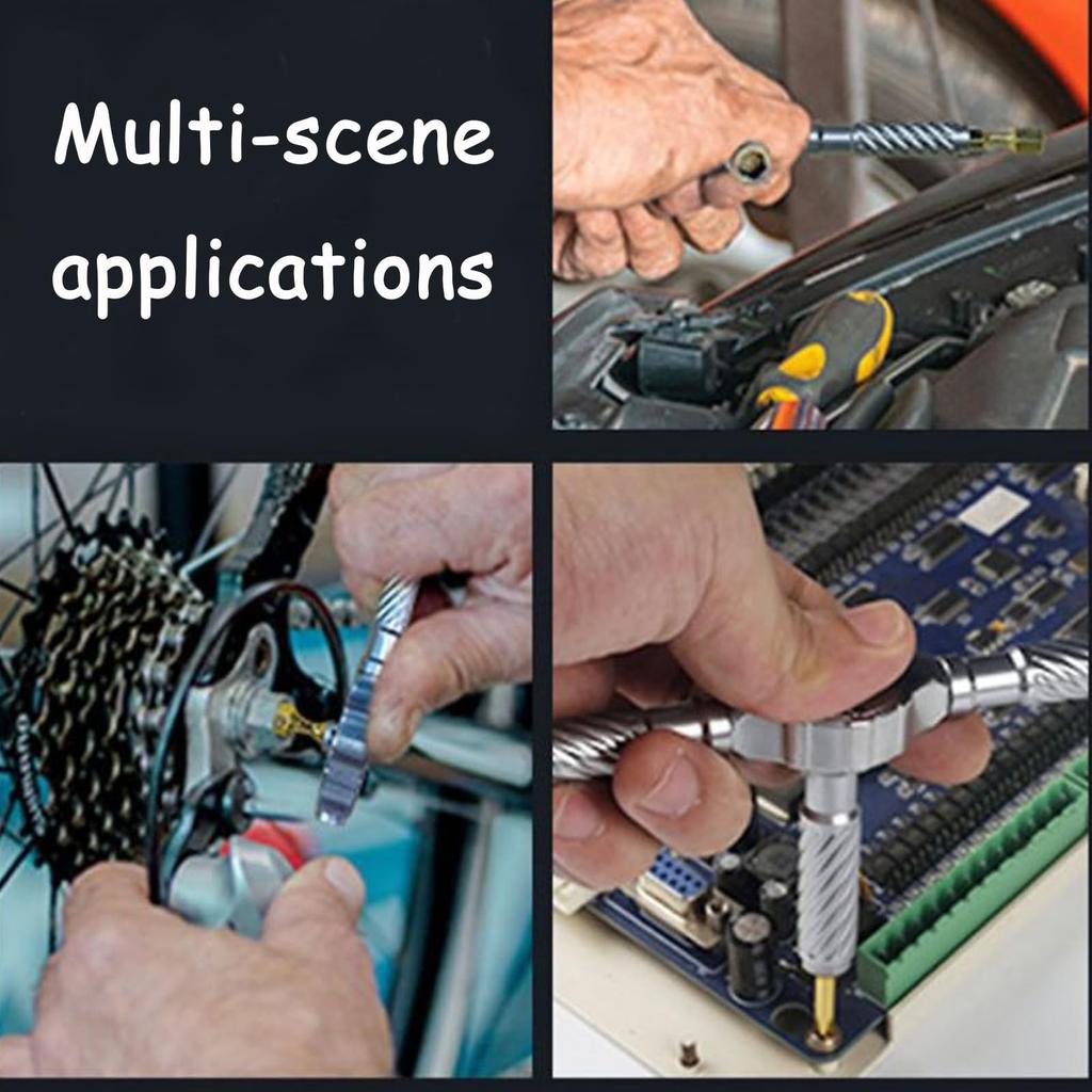 Attach Screwdriver, Magnetic Screwdriver Set, Diy Screwdriver 30 In 1, Switchable Screwdriver Shape To Adapt To Various Home Repairs
