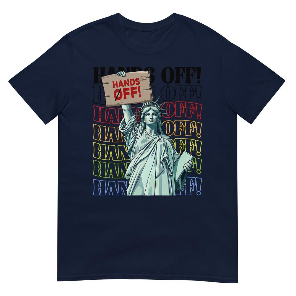 Resist Hands Off Vintage We The People American Flag Protest TShirt S