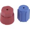 R12 To R134a Conversion Kit, R12 To R134a Retrofit Kit, R12 R22 To R134A High and Low Fitting Port 1/4" To 7/16" Conversion Adapter Air Conditioner