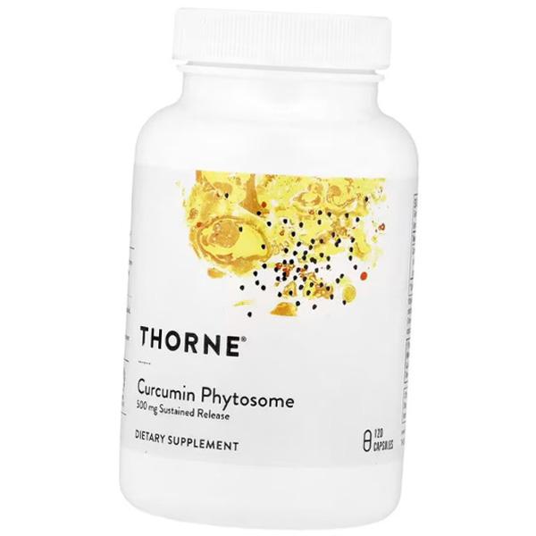 

Екстракт куркуми, Curcumin Phytosome Sustained Release, Thorne Research 120капс (71357007) 120caps