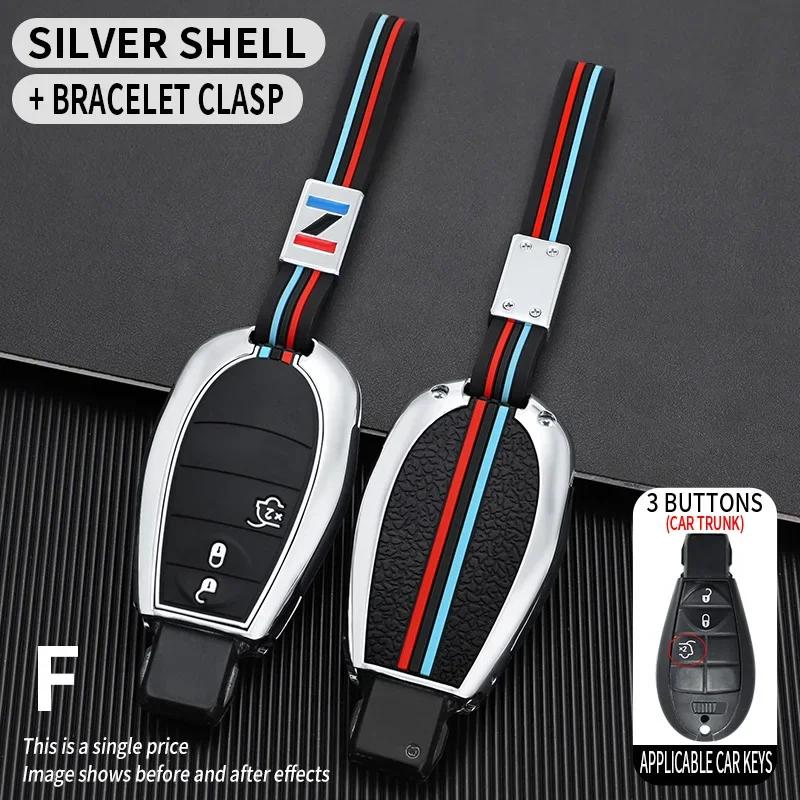 Car Key Cover Case And Shells Are Designed For Jeep Renegade Compass Grand Cherokee Chrysler 300C Wrangler  Dodge Accessories