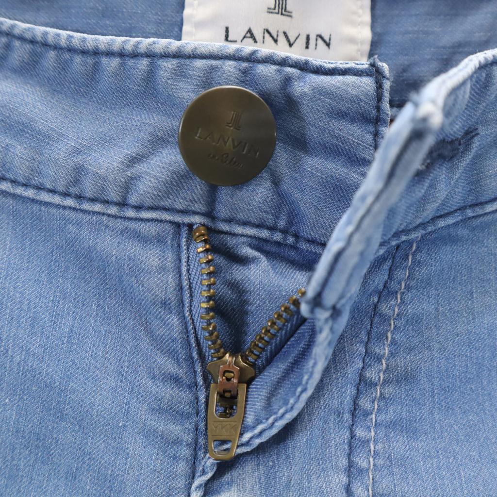 LANVIN en Bleu made in Japan stretch Straight denim pants 36 Women Used