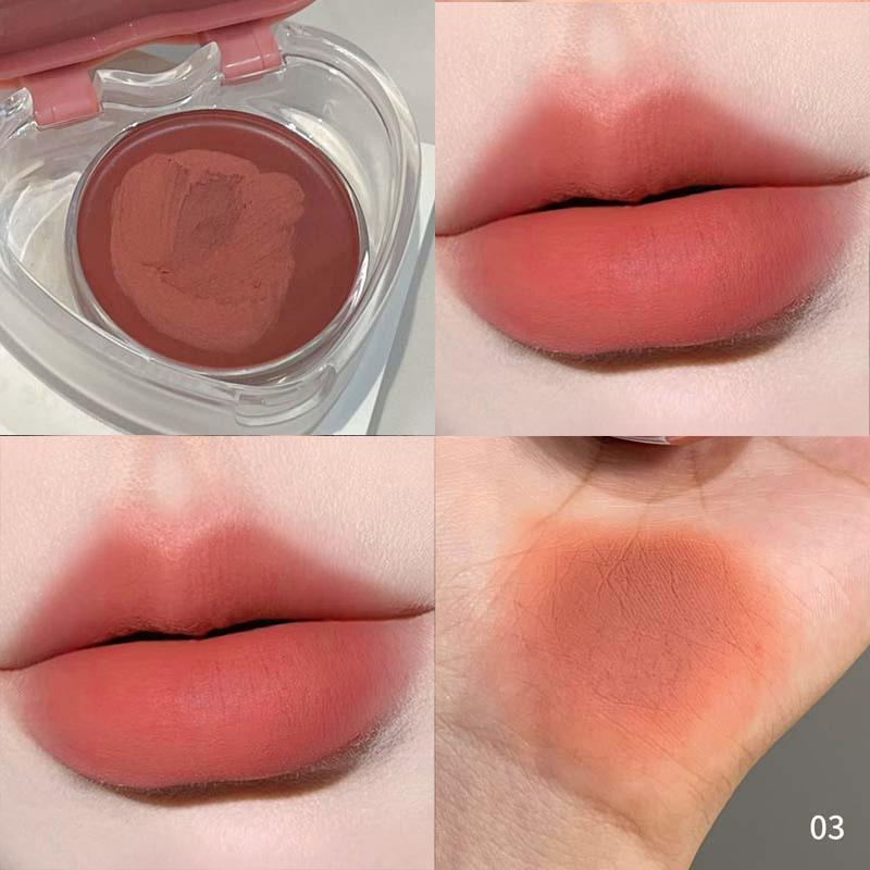 HERORANGE Afterglow Honey Love Lip and Cheek Dual-Use Natural Whitening Matte Blush.