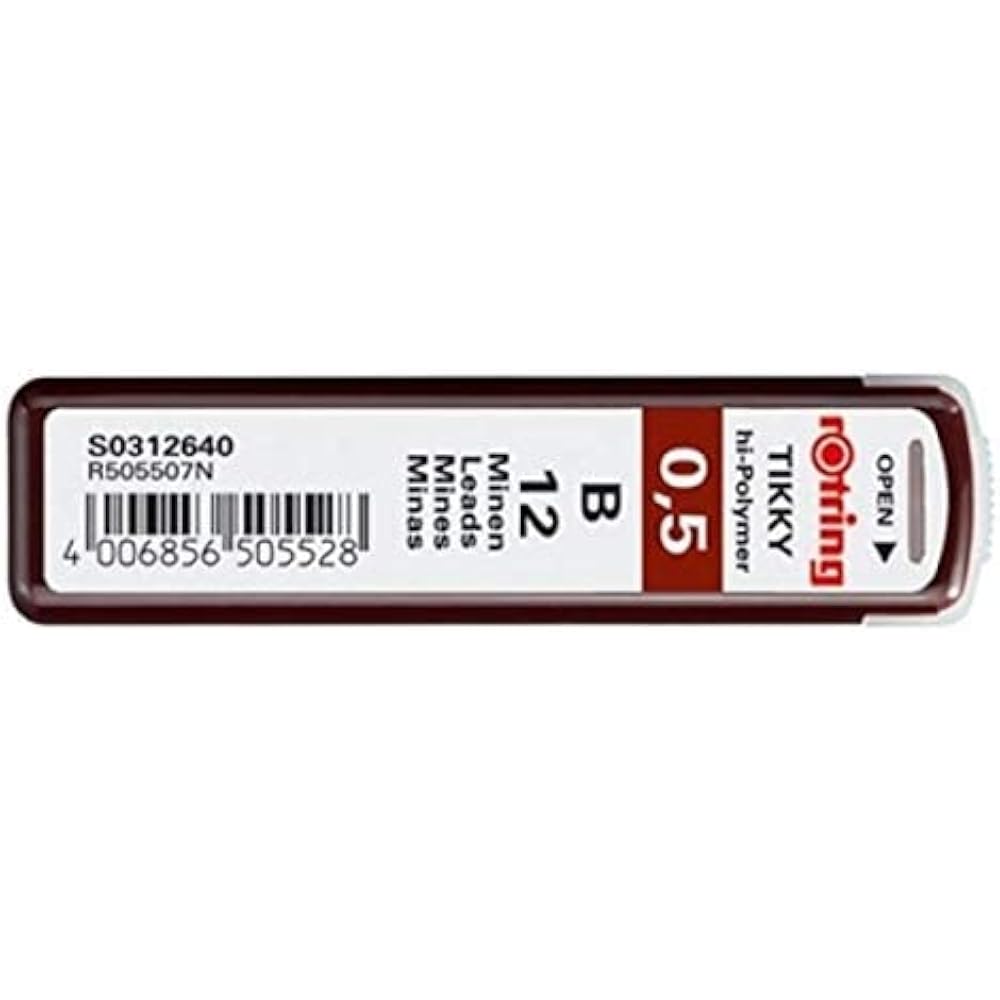 Rottling mechanical pencil refill 0.5mm HB S0 312-650 [Japanese genuine]