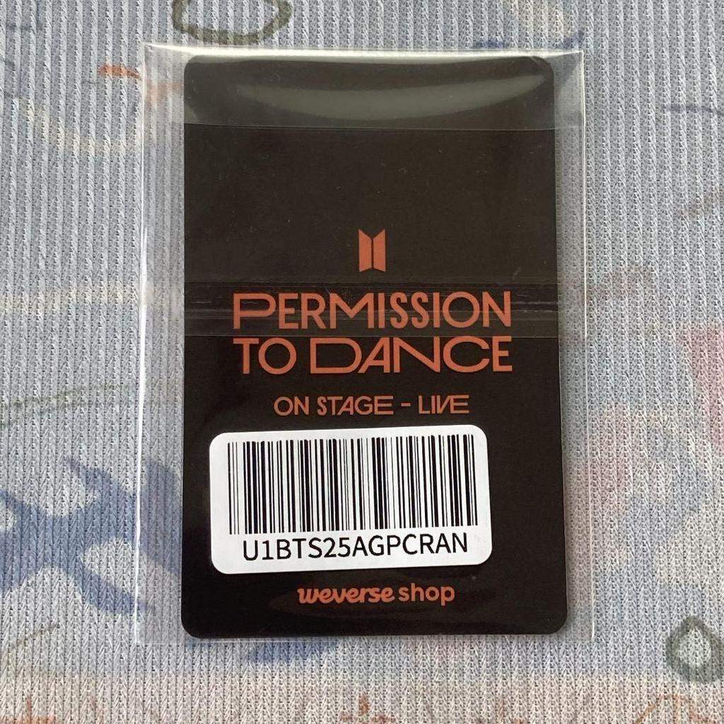 [USED] BTS P.T.D Jungkook STAGE-SEOUL GLOBAL Trading Card