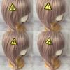 Einzigartiger Warnhinweis Haarclip für Sicherheit und Stil Leicht Praktisch Plüsch Haaraccessoires Modische Haarnadel