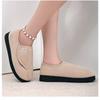 Winter Cotton Shoes for Women At Home Warm and Plush Thick Fur Slippers Velcro Trendy Casual Cotton Boots