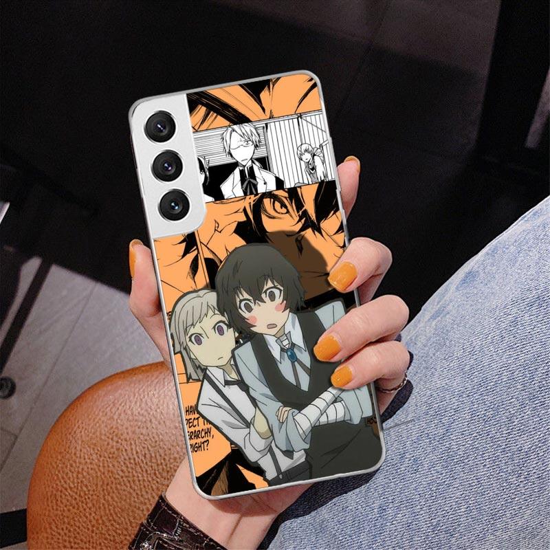 Bungo Stray Dogs Manga Phone Case For Samsung Galaxy S24 S25 Edge S26 Ultra S23 S22 S21 Plus S20 FE + Personalized Print Cover G
