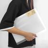 A4 Transparenter Aktenordner mit mehreren Einstecktaschen für Noten und Testbögen