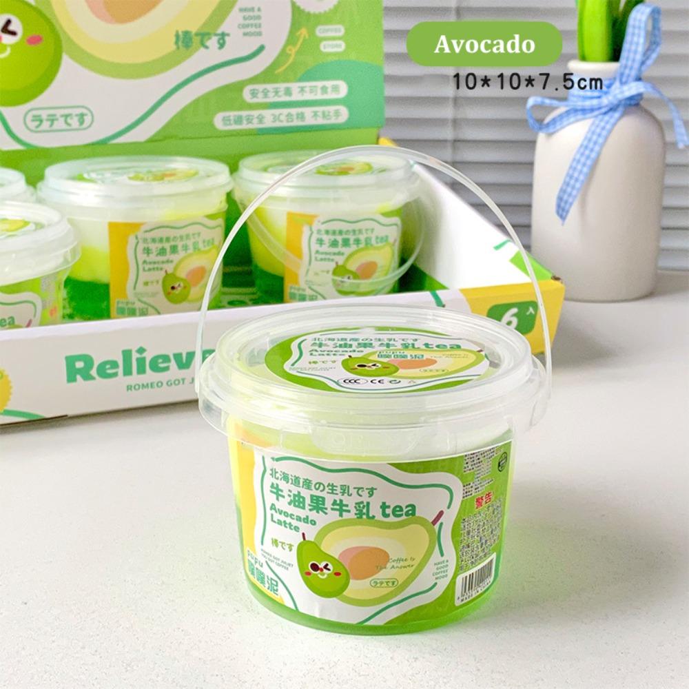 

Хрусткий Кристалічний Слайм Нелипкий Масляний Слайм Барвистий Набір Слаймів Подарунки для Вечірки для Дітей Avocado