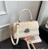 Fashion retro women's bag new versatile handbag 2025 texture small square bag messenger bag shoulder bag