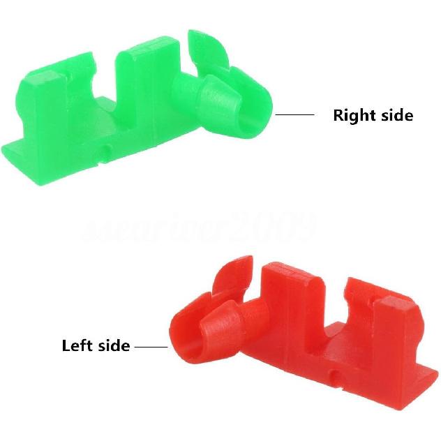 ANTS PART 6 Pairs Tailgate Handle Rod Retainer Clip, Left & Right | Replacement for 1999-2007 Chevy Silverado GMC Sierra 2007 Classic, OEM Numbers
