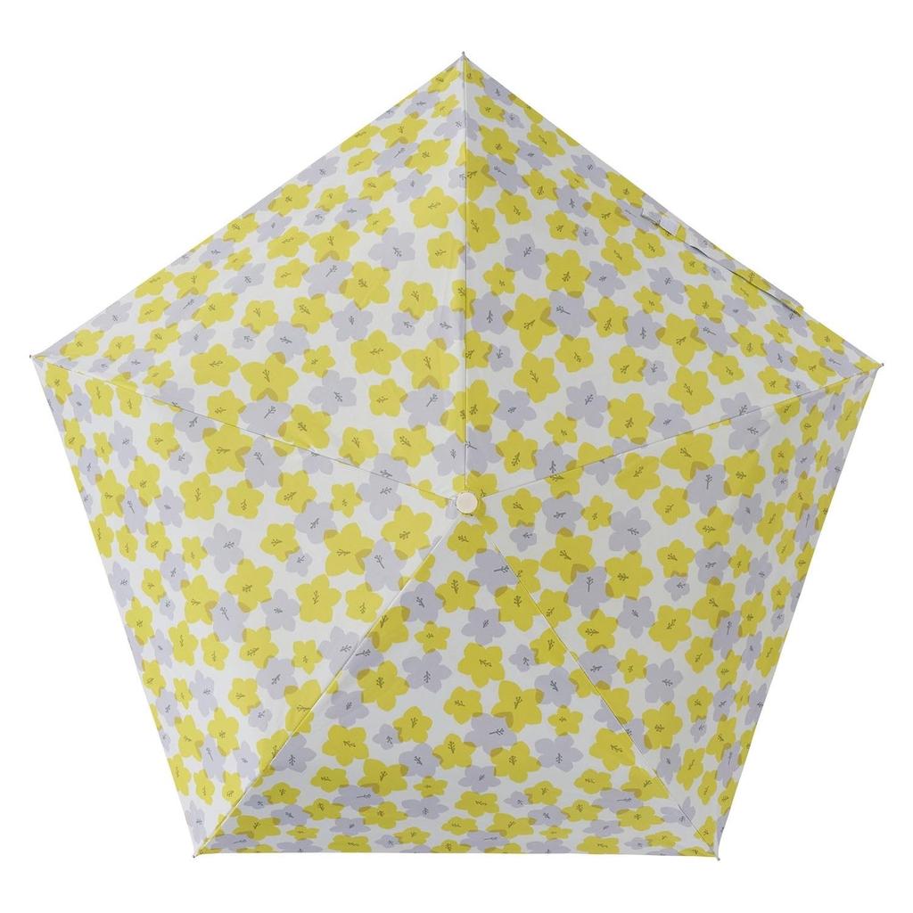 Moonbat Long Sun and Rain Light Heat UV Automatic Opening and Hibiscus Yellow [Esta] Women's Parasol, Protection, Blocking, Blocking, Protection,