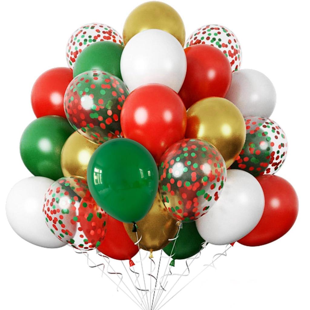 30-Piece Sequin Confetti Balloon Set for Christmas, Halloween, Birthday Decorations