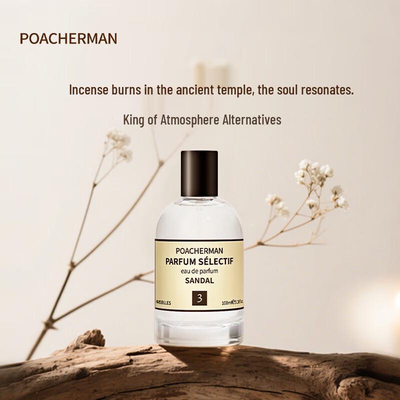 Poacherman No.3 Sandalwood Unisex Eau de Parfum, 100ml