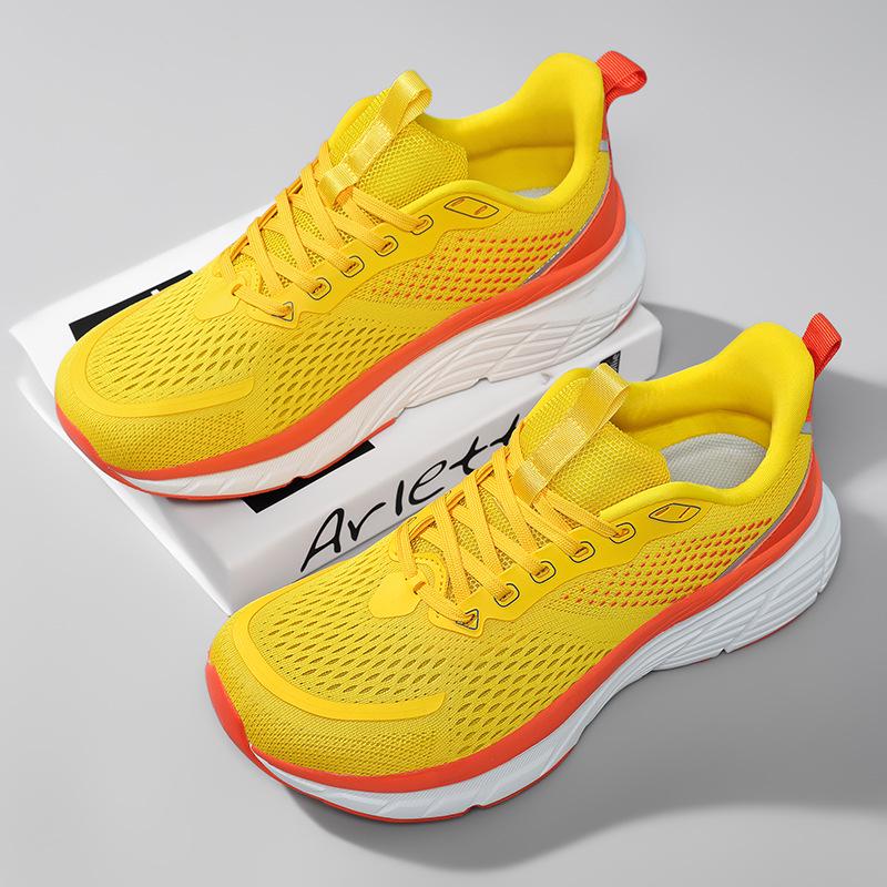 

Men s Wide Sole Cross-border Sports Shoes: Comfortable, Breathable, Non-Slip Running Casuals, Sizes 39-48 47 жёлтый