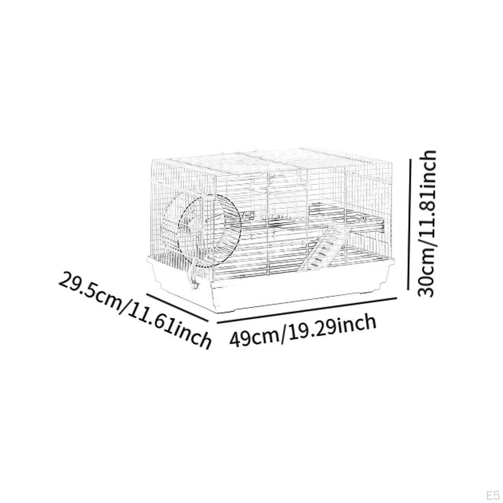 Habitat Hamster Cage Breathable, Portable House Μικρό ζώο για ινδικά χοιρίδια αρουραίους Sugar Glider
