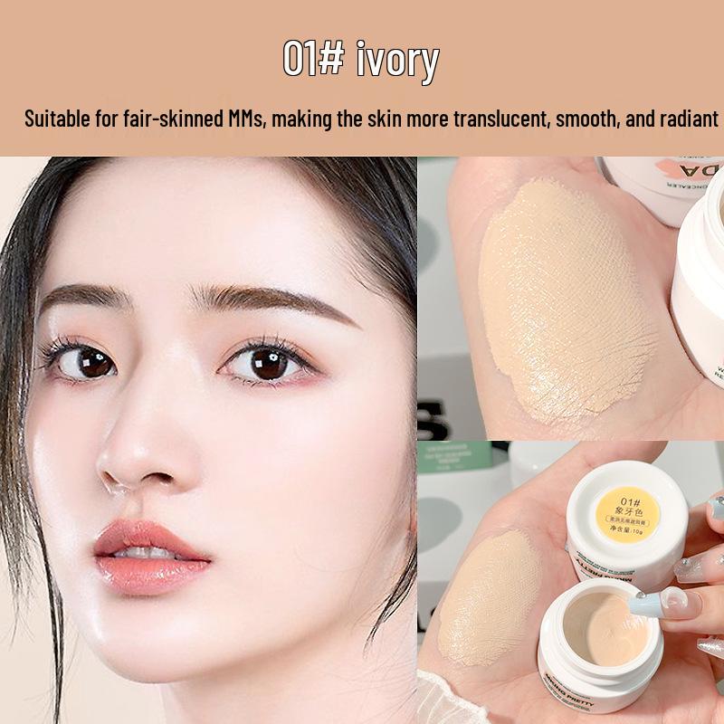 MKING PRETTY Seamless Sweat-Proof Concealer: Covers Blemishes, Acne, Dark Circles, and Tear Troughs.