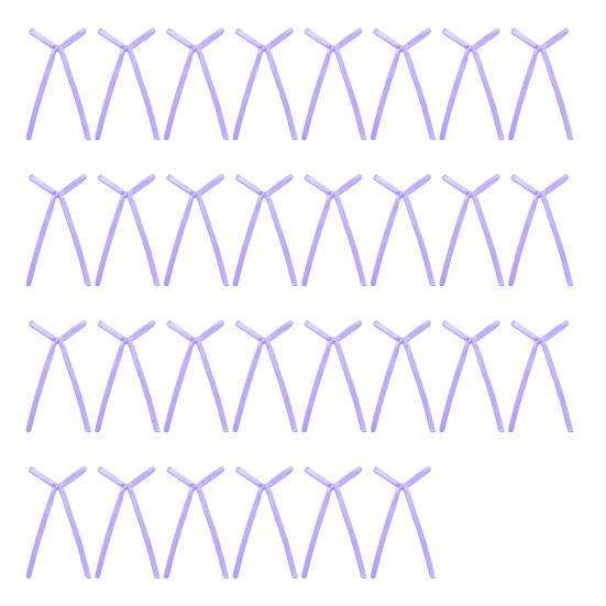 30 Pcs Bow Cake Topper Ribbon Bow Cupcake Toppers Birthday Party Bowknots Decoration for Bridal Wedding Party Supplies
