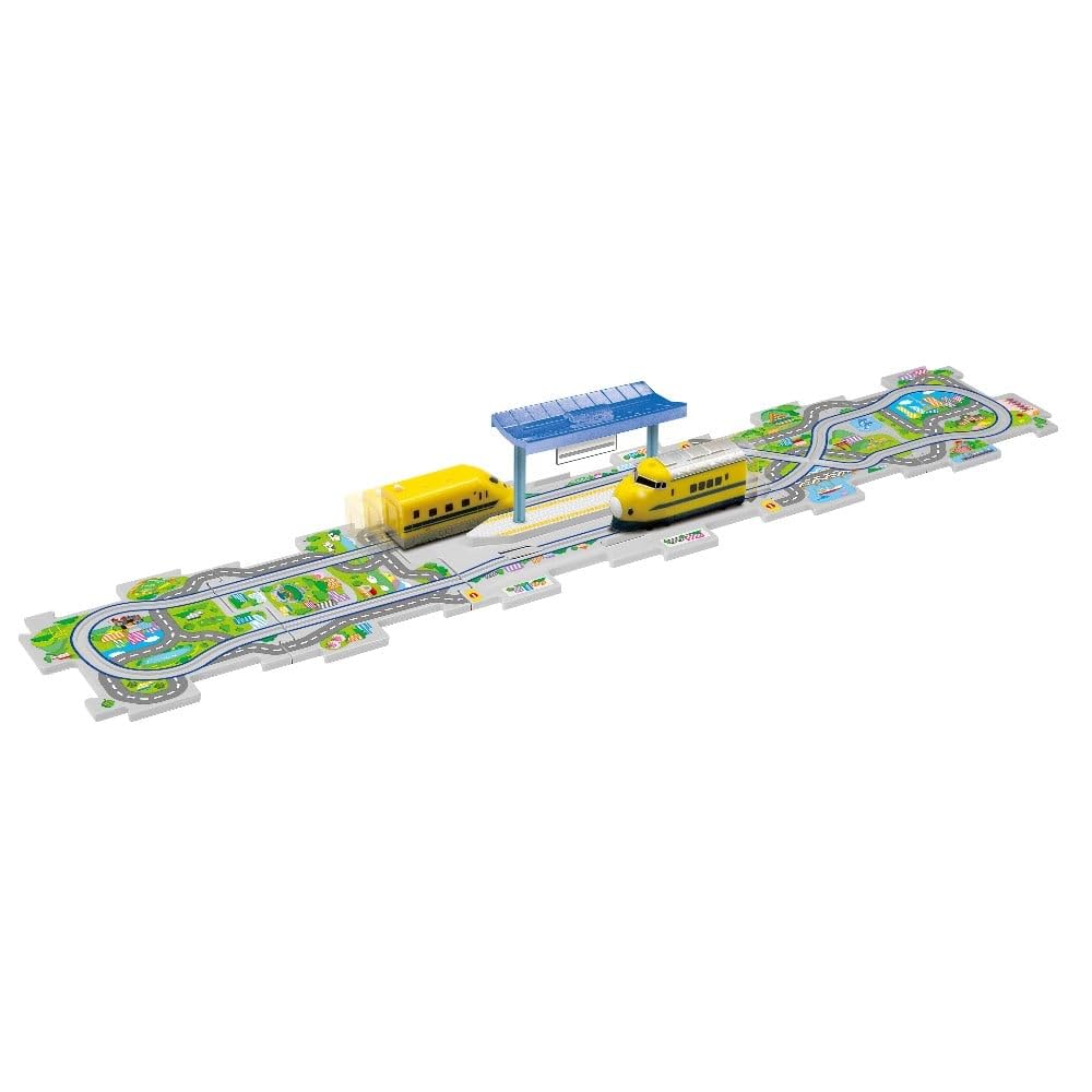 

Masudaya Corporation Panel World Shinkansen Stop Series Doctor Yellow Set Toy Vehicle Train Ages Battery Operated Running! & Go! 922/923 - - 3+ - -