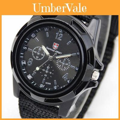 Classic Men's Watch With Army Quartz Movement And Comfortable Nylon Strap