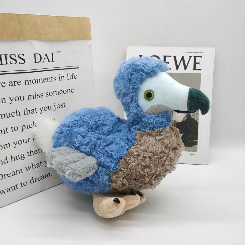 Stuffed Animal Hugging Dolls Adorable Bird Collective Plushie Kids Bird Throw Pillow Children Blue Plush Calming Toy