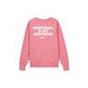 Nike Solid Color Crew Neck Long Sleeve Sweatshirt Men Tops Pink HF1115-681