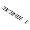 Heckklappe Namensschild Plakette Emblem Zahlen Buchstaben Aufkleber 328 i Passform 328i 335i 528i Chrom