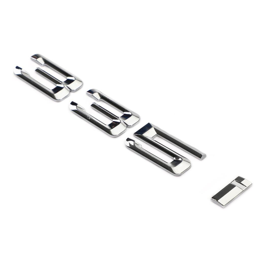 Heckklappe Namensschild Plakette Emblem Zahlen Buchstaben Aufkleber 328 i Passform 328i 335i 528i Chrom