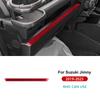 Real Soft Carbon Fiber Sticker For Suzuki Jimny      2024 2025 LHD RHD Car Passenger Strip Co-Pilot Decor