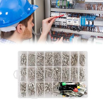 340pcs Car Wire Connector Set Metal Terminals With Male Female Crimps Pins Essential Auto Wire Terminals Set