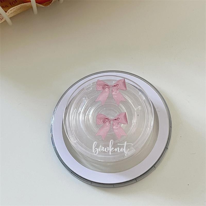 Korean Cute Food Cat For Magsafe Magnetic Phone Griptok Grip Tok Stand For iPhone 15 Foldable Wireless Charging Case Holder Ring