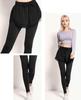 Teddy Yoga Pants with Shorts and Yoga061 Women's Leggings, Lightweight, Fitness, Sportswear, Sweat-Wicking, Quick-Drying, (Black, M)
