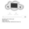 Solar Car Cloud Night Light Multi-Color LED Wireless Atmosphere Lamp for Triangle Window Wireless Waterproof Car Interior Decoration
