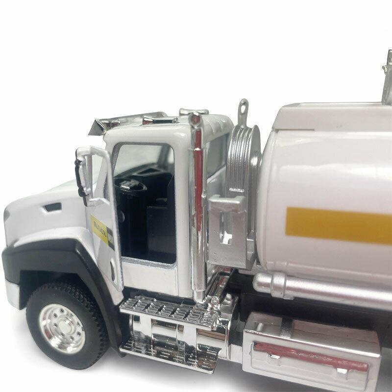 1/50 Scale Metal Scales City Die-casting Garbage Trucks, Large Toy Garbage Trucks, Oil Tankers and Toy Transport Vehicles with Rear Traction