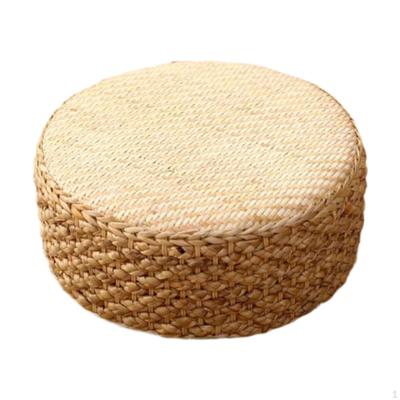 Coussin en rotin pour siège au sol, coussin de méditation, usage intérieur et extérieur