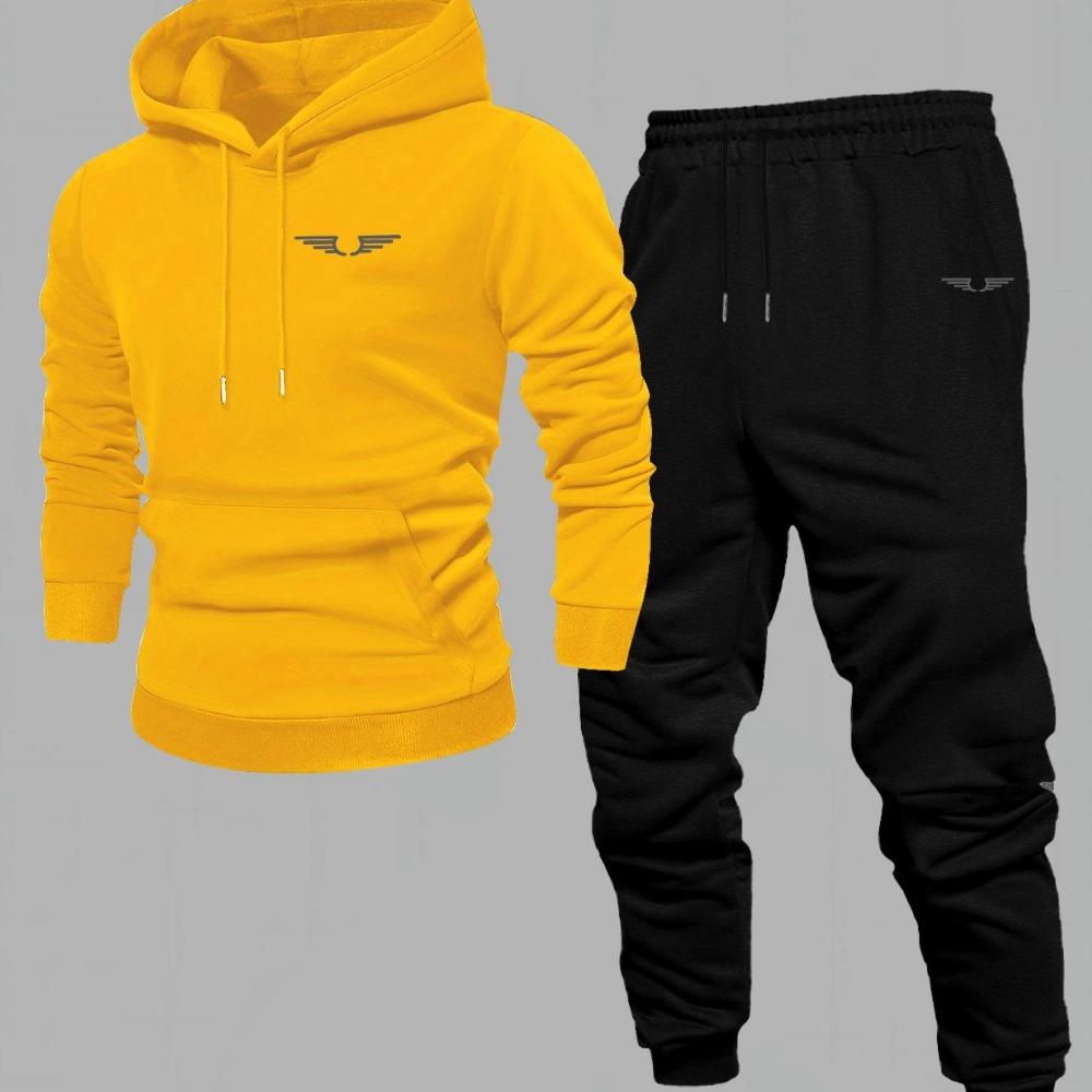 Men s Hooded Sportswear Fashionable Street Style Long Sleeved Top Autumn and Winter New Men s Clothing XXL