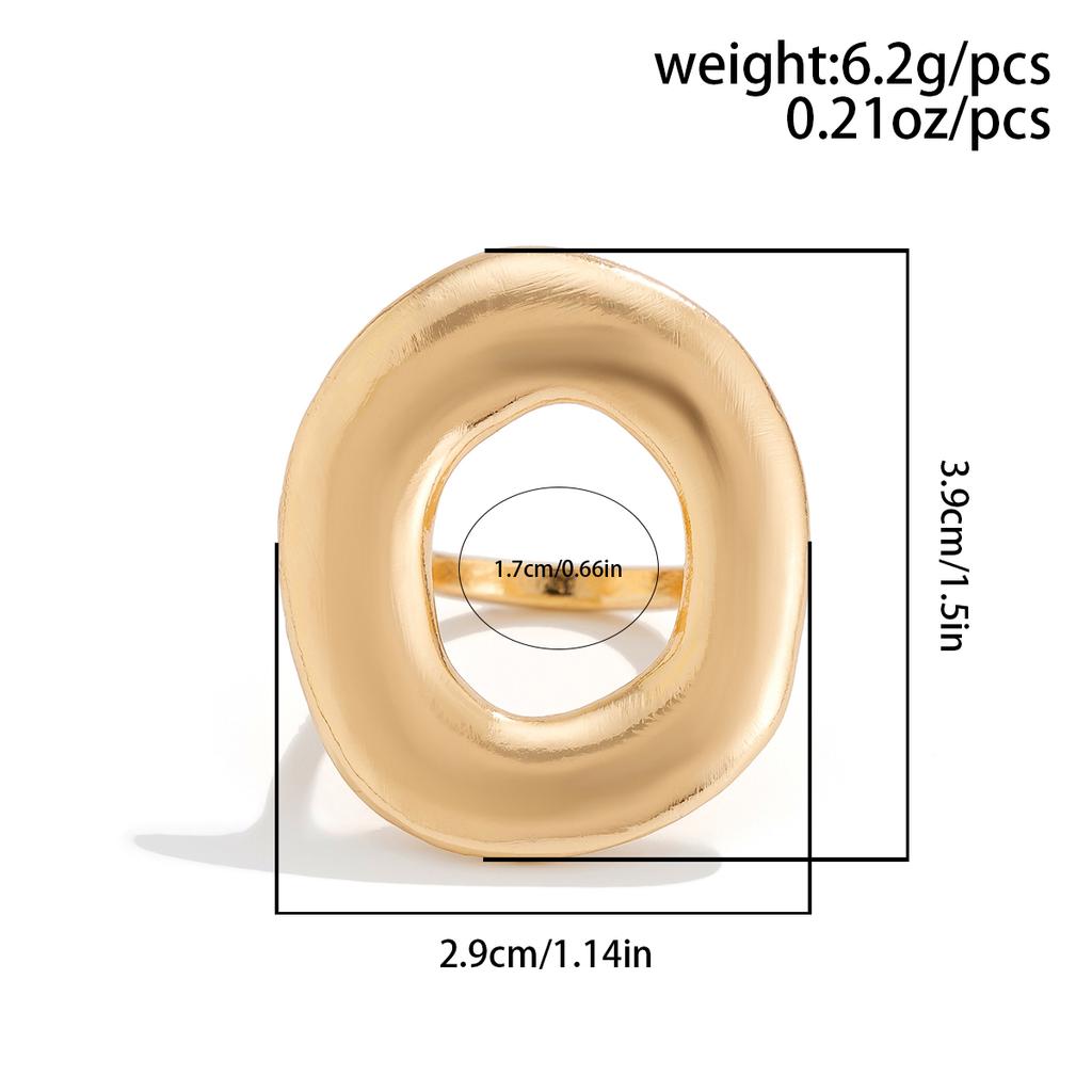 Vintage Gothic Geometric Metal Rings for Women 2026 Trend Boho Flower Irregular Circular Couple Ring Wed Jewelry Accessories New