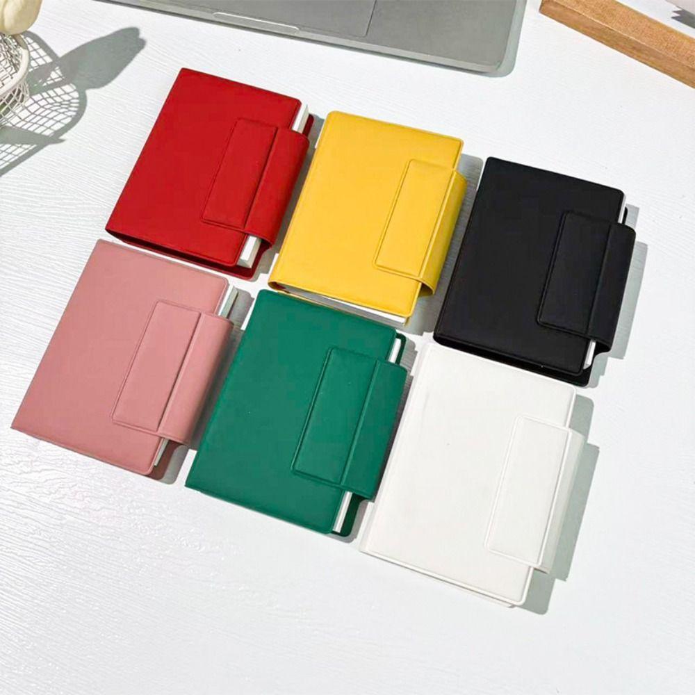Minimalist A7 Notebook 2026 Schedule Book PU Leather Daily Planner Notepad To Do List Memo Pad For School Office