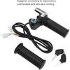 48V Half Twist Throttle, Electric Bike Throttle With LED Display Grip Lock Key Set For Ebike Motorcycle Scooter
