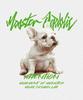 MONSTER REPUBLIC French Light Green T-Shirt White