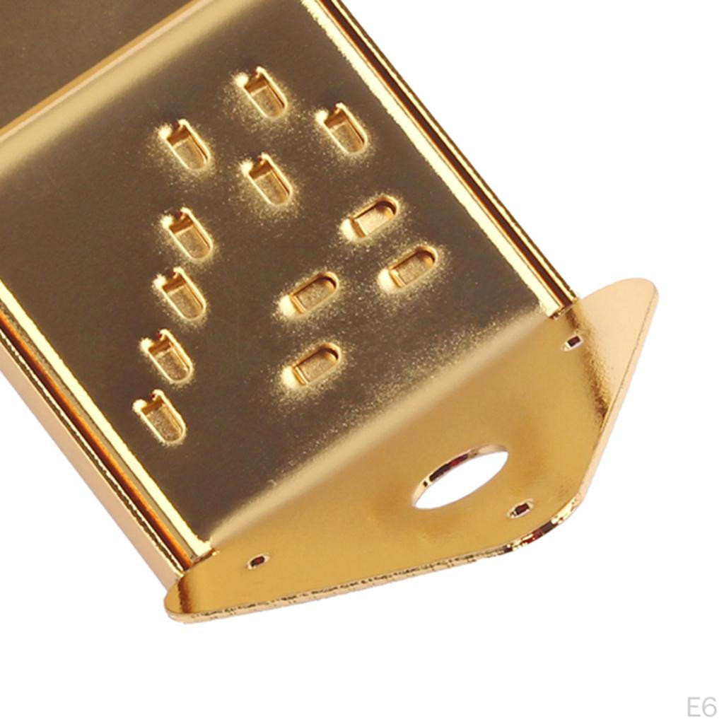 Mandolin Triangle Tailpiece Screw 6 Strings Box Guitar