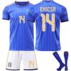 2026 FIFA Wereldbeker Italië Voetbalshirt voor Kinderen en Volwassenen EHIESA #14