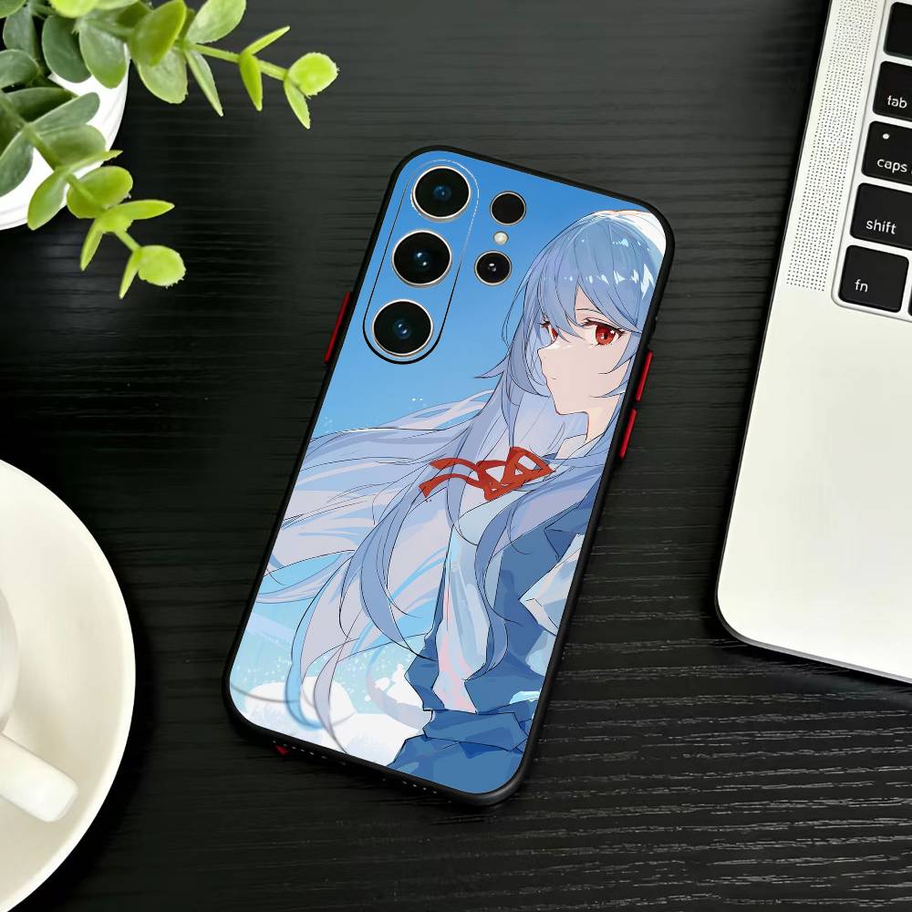 R-Reze C-Chainsaw Man Phone Case For Samsung S26,S25,S24,S23,S22,S21,S20,Ultra,Plus,FE Black Soft Cover