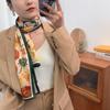 17*150cm Ribbon Silk Scarfs Female Luxury Design Hair Band Skinny Scarf Neck Ties Women Bag Scarves Neckerchief Foulard Lady