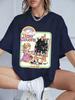 True Colors Funny Comic Printing TShirts Womens Summer Cotton Short Sleeve T Shirt Loose ONeck Soft Tops Casual Womans Clothes